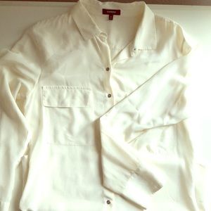 Express white blouse perfect for work.